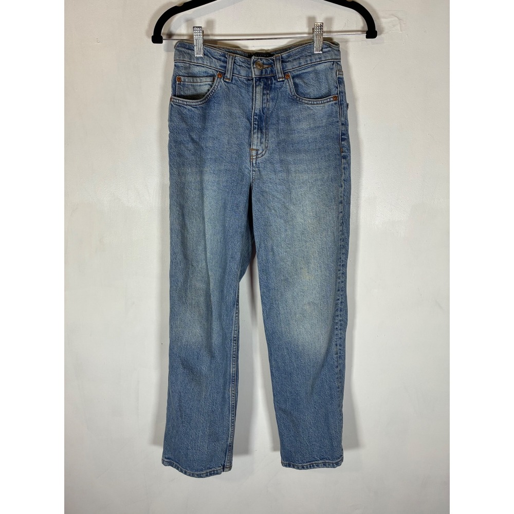 ASOS Design Tagged 26/30 Actual 26/25 High Rise Straight Leg Mom Jeans
